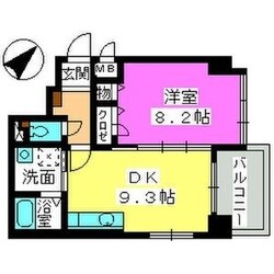 コンフォール博多駅南の物件間取画像